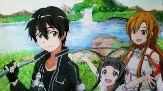 V1 Sword Art Online  AsunaKiritoYui  1000 Years AMV [upl. by Yezdnil]