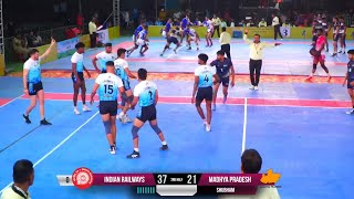 Indian Railways vs Madhya Pradesh  70th Senior National Kabaddi Championship Maharashtra [upl. by Albrecht]