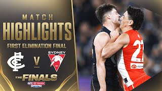 Carlton v Sydney Swans  Elimination Final  2023 Toyota AFL Finals Series [upl. by Anyal394]