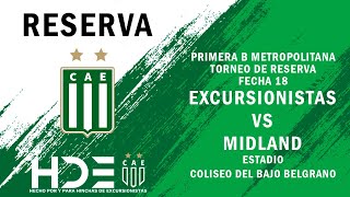 Excursionistas vs Midland  Fecha 18 [upl. by Ibmab73]