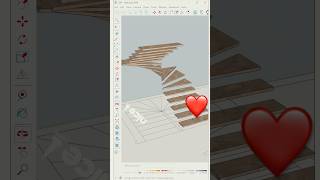 sketchup How to use SketchUp for create a staircase nicetower nicetower [upl. by Herald]