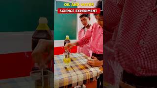 How To Dissolve Oil In Water I सरकारी स्कूल I DIY I Science Experiment shorts ytshorts experiment [upl. by Sneve]