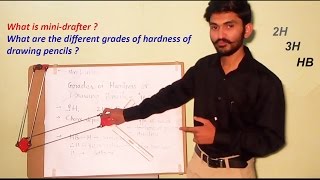 What is minidrafter 2H3HHBDifferent grades of hardness of drawing pencilsRGPV Fly Rajputs [upl. by Gaby]