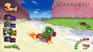 Mario Kart Double Dash 300cc Action Replay [upl. by Helbonna]