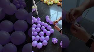 Easy DIY Linking Balloons Garland Tutorial [upl. by Page111]