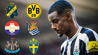 Alexander Isak  First amp Last Goal for Every team [upl. by Howlond]