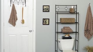 Mainstays 3Shelf Bathroom Space Saver Oil Rubbed Bronze [upl. by Jenilee69]