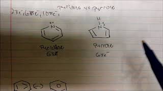 Why Pyrrole and Pyridine are Aromatic [upl. by Cristobal24]