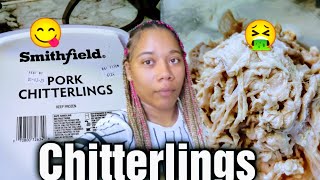 Cleaning CHITTERLINGS FOR THANKSGIVING [upl. by Gasper]