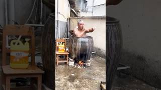 Bathing method in winter🥰 shorts funny comedy shortsvideo youtubeshorts [upl. by Flita]