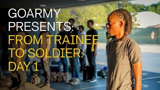 What Is Day 1 of Basic Training Like  GOARMY​ [upl. by Berkie]