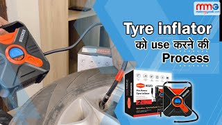 How to use a Woscher Digital Tyre Inflator and difference between Digital and Analog stepwise guide [upl. by Hanni851]