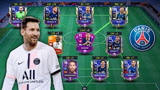 OMG Full PSG Paris SaintGermain Squad Builder  Best Special PSG Squad  FIFA Mobile 22 [upl. by Ryon]