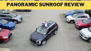 Outlander 2022 panoramic sunroof review [upl. by Eintihw83]