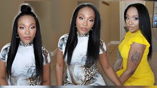 Lavy Hair Wig Review  Kinky Straight [upl. by Enawd909]