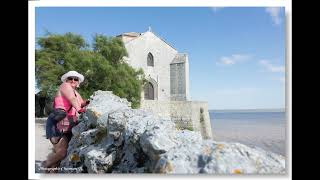 Meschers sur Gironde aire de Camping Car et viste de Talmon en vélo juillet 2017 [upl. by Harp]