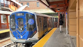 MTA Staten Island Railway new R211S  New Dorp station [upl. by Hploda]