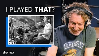 Simon Phillips Reacts To His Most Famous Drum Performances [upl. by Enitsrik]