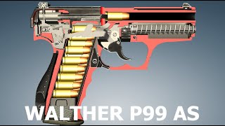 How a Walther P99 Pistol Works [upl. by Surbeck518]