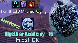 Death Knight Frost  Algethar Academy 15  POV  The War Within PrePatch [upl. by Fassold]