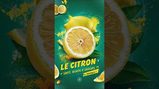 Les Secrets du Citron 🍋 Bienfaits Utilisations en Cuisine et Vertus Santé  shorts [upl. by Jobie]