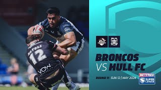 Highlights  London Broncos v Hull FC  2024 Betfred Super League Round 11 [upl. by Odo584]