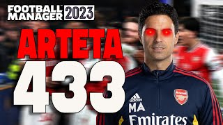 FM23  ARTETA 433  Treblewinning tactic  DNA Tactic [upl. by Barde]