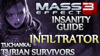 ★ Mass Effect 3 ▪ Insanity Infiltrator Guide  Extract Turian Survivors ▪ Tuchanka [upl. by Jeni]