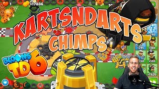 KartsNDarts CHIMPS Walkthrough  Bloons TD 6 [upl. by Alul629]