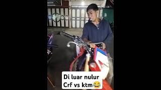 Crf 150 ketar ketir😭😂automobile crftrabas crf150ktmshorts viralshort comedyfunny funprank [upl. by Kore]