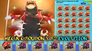 MEGA R2 EVOLUTION OF GROUDON X MONS AWAKEN POCKETOWNPOKEMON SUN MOON [upl. by Ettelloc161]