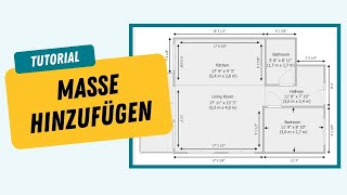 Bemaßungen hinzufügen  Raumplaner App [upl. by Lory]