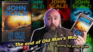 The End of All Things by John Scalzi Review  Old Mans War Series Tier Ranking [upl. by Akirdnas516]