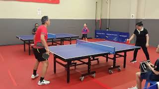 2024 sndtta div one Helen Ying long pips vs Clement Siu set one [upl. by Magbie]