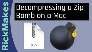 Decompressing a Zip Bomb on a Mac [upl. by Eshelman]