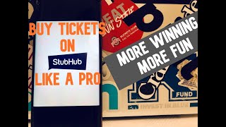 BUY TICKETS ON STUBHUB LIKE A PRO [upl. by Margaux927]