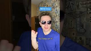 A wheelchair guy got roasted by blind guy 😂 SpeedMcqueen1 [upl. by Nuhsed750]