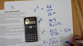 Kinetic Energy Part 3  Calculating Velocity [upl. by Orms]