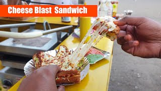 Rs150  Cheese Blast Sandwich  Hardworking Man Selling Delicious Sandwich  Street Food India [upl. by Belmonte]