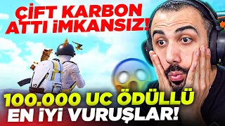 100000 UC ÖDÜLLÜ EN İYİ VURUŞLAR ALLSTAR 😱 ARKA ARKAYA 2 KARBON ATTI  PUBG MOBILE [upl. by Niala]