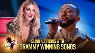 GRAMMY Award Winning Songs in the Blind Auditions of The Voice [upl. by Arocahs949]