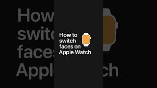 How to switch faces on Apple Watch  Apple Support [upl. by Krischer]