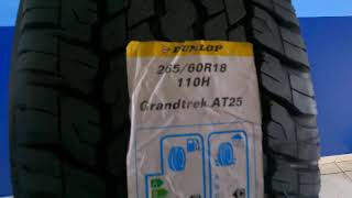 PNEU 26560R18 110H GRANDTREK AT25 DUNLOP [upl. by O'Connor497]