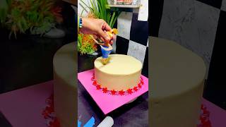 Easy Birthday Cake 🎂 ¡ How to decarate Birthday cake apsara cake art horana [upl. by Aliahkim]