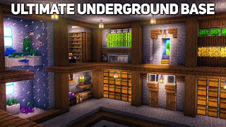 Minecraft Ultimate Underground Base Tutorial how to build [upl. by Quackenbush]