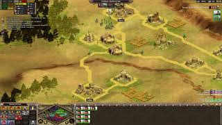 African power  2 vs 3 on Mesa Desert  Nubians and Egypt vs China France and Greeks [upl. by Chabot]