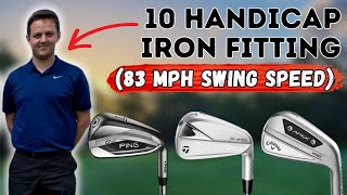 WHY GAME IMPROVEMENT IRONS CAN HURT YOU  10 Handicap Iron Custom Fitting Session [upl. by Nylesoy]