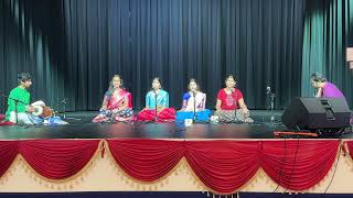 BantuReethi KOluHamsanAdam Sukadhwani students at Texas ThyAgaraja Aradhana 2024 by Indian Octaves [upl. by Anaidni]