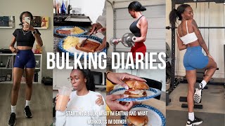 BULKING DIARIES EP 1 Starting a Bulk My Goals What Im eating to GAIN weight [upl. by Eseneg]