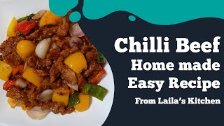 Chili Beef Easy Home Made Recipe [upl. by Halyahs]